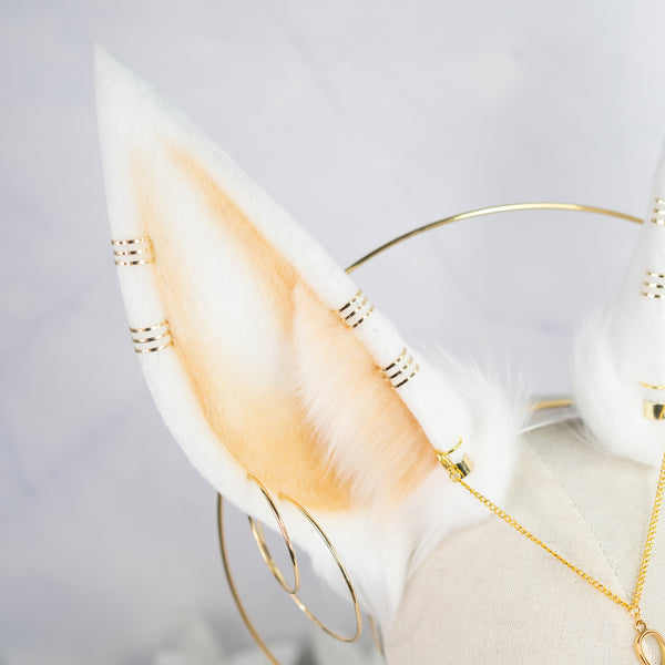 Anubis inspired ears (White)