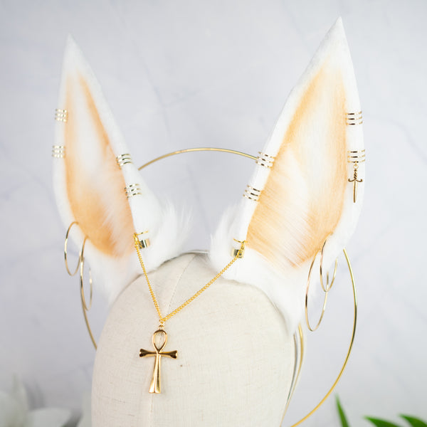 Anubis inspired ears (White)