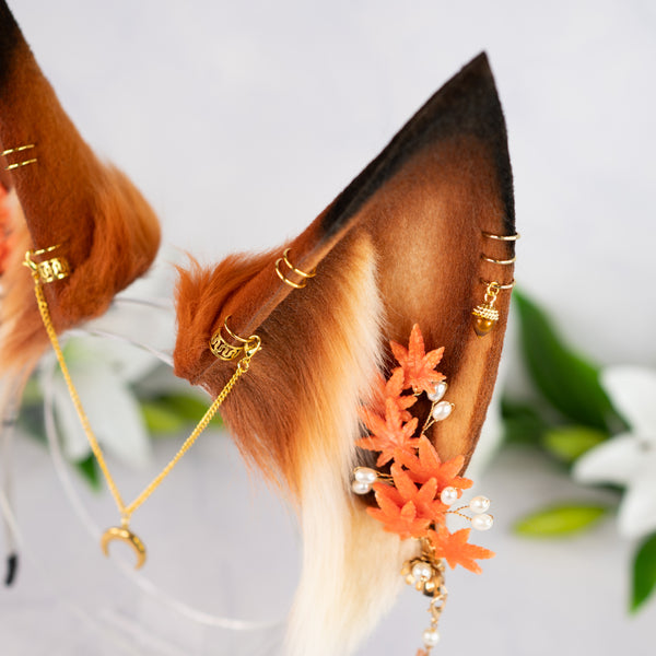 Autumn kitsune ears