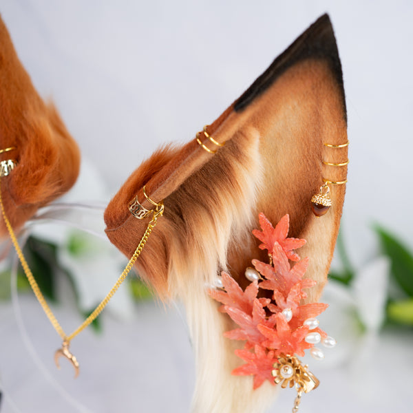 Autumn kitsune ears