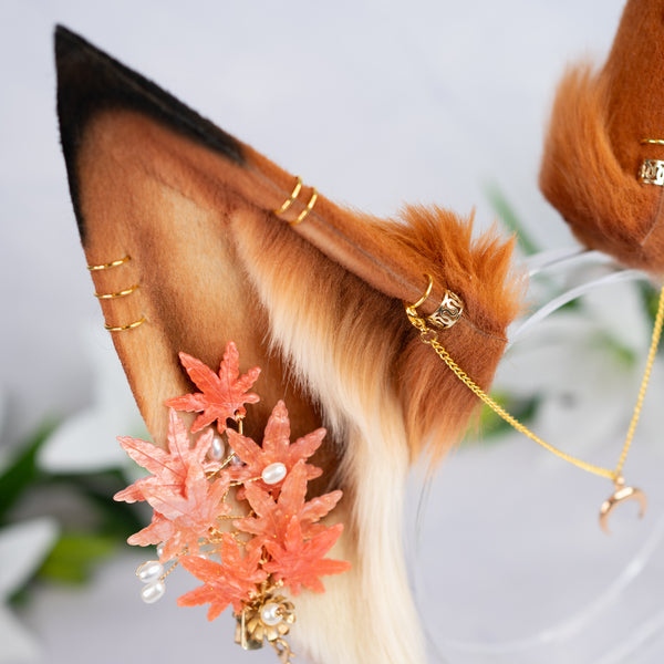 Autumn kitsune ears