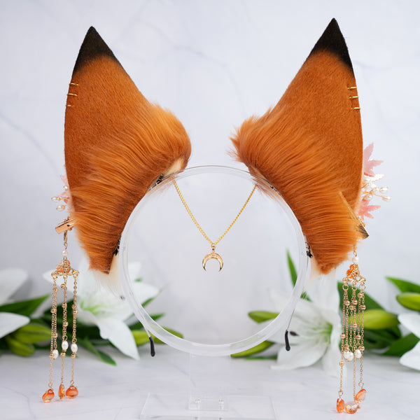 Autumn kitsune ears