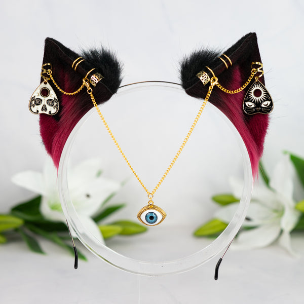 Bewitched vision kitten (Crimson / gold)