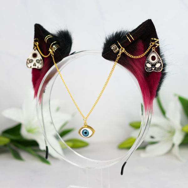 Bewitched vision kitten (Crimson / gold)