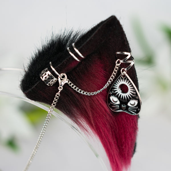 Bewitched vision kitten (Crimson / silver)