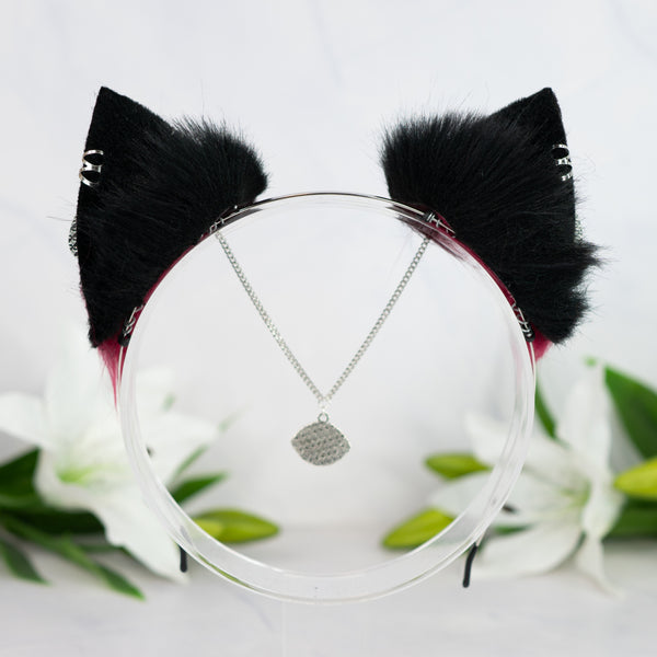 Bewitched vision kitten (Crimson / silver)