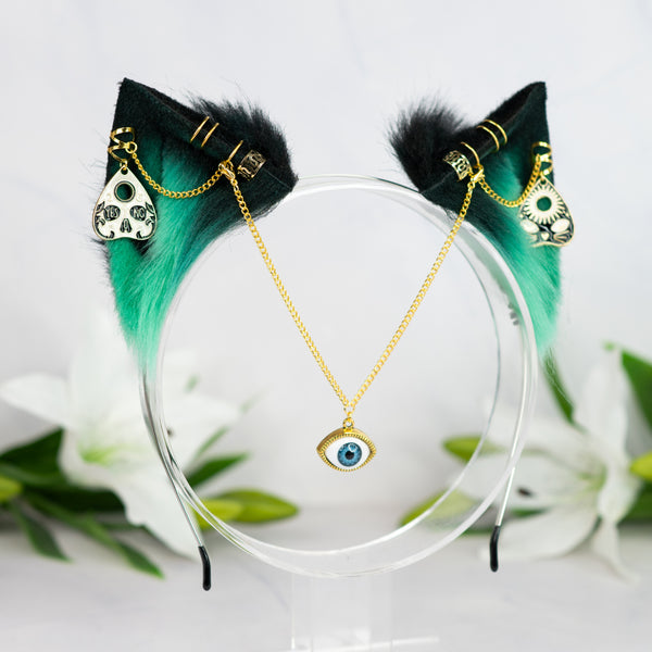 Bewitched vision kitten (Green / gold)