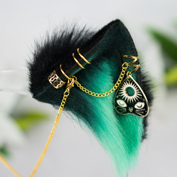 Bewitched vision kitten (Green / gold)