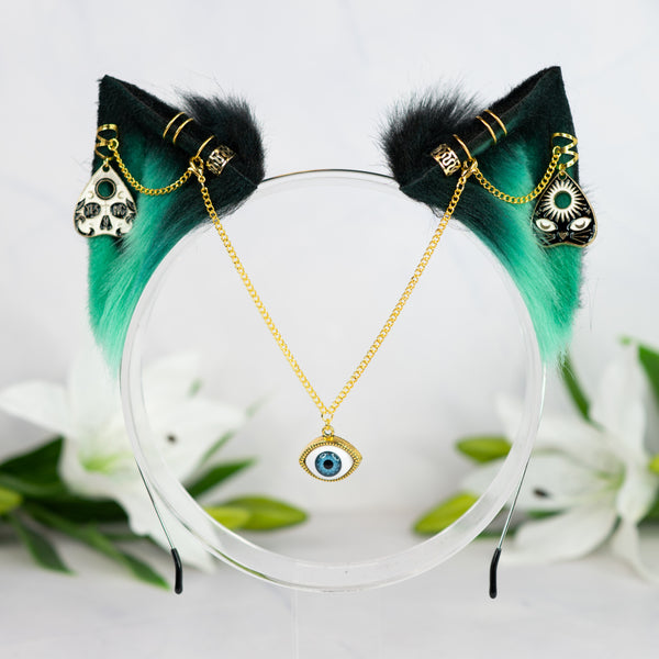 Bewitched vision kitten (Green / gold)