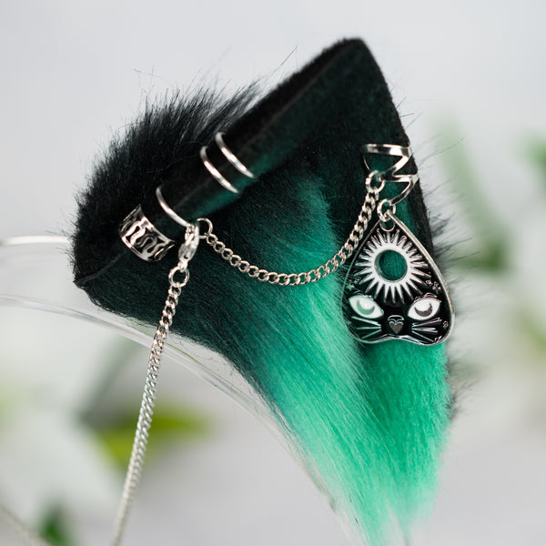 Bewitched vision kitten (Green / silver)