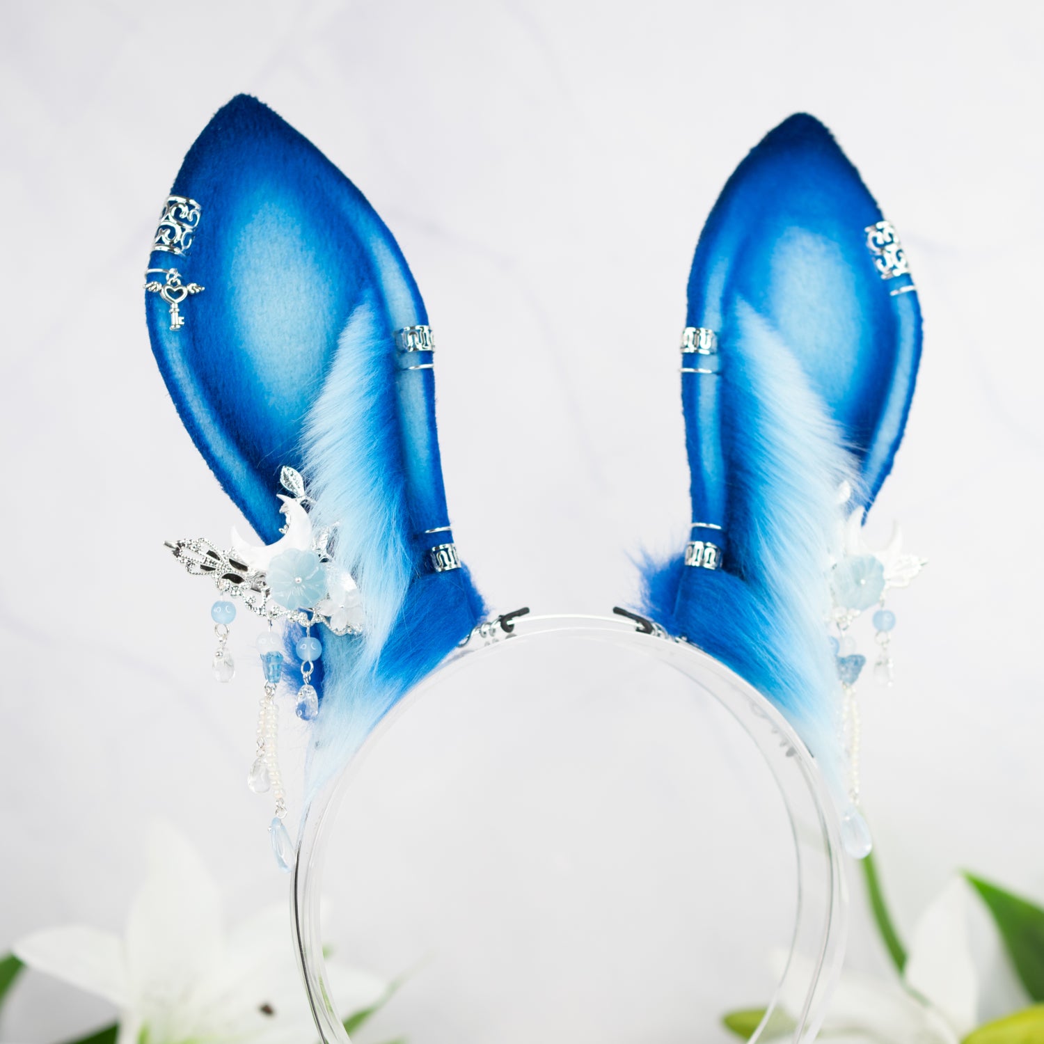 Blue moon bunny ears