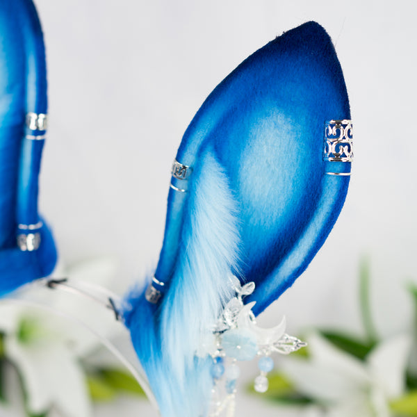 Blue moon bunny ears