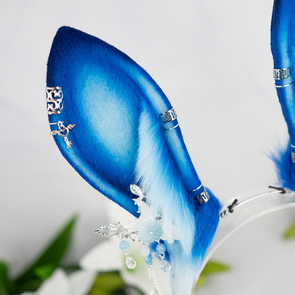 Blue moon bunny ears