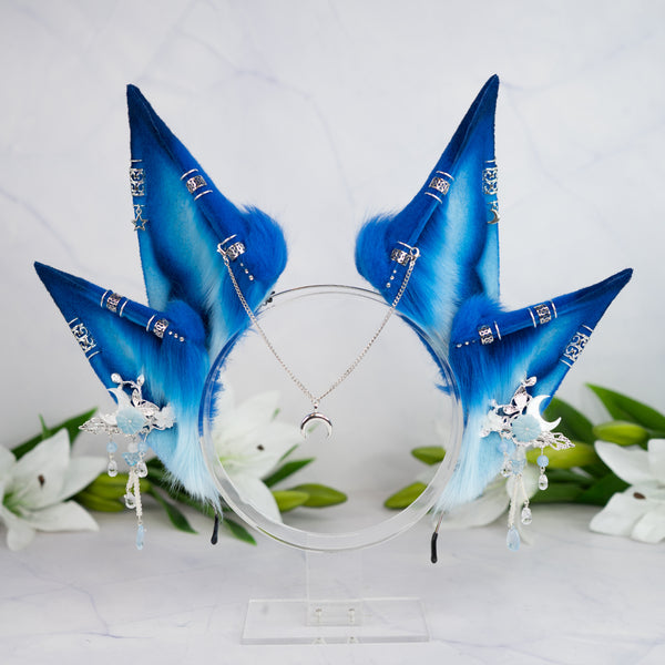 Blue Moon kitsune goddess