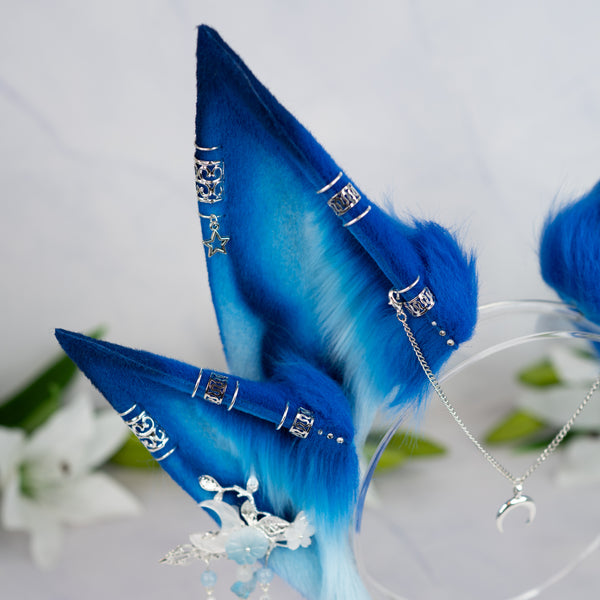 Blue Moon kitsune goddess