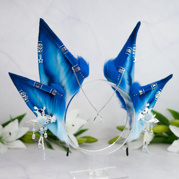 Blue Moon kitsune goddess