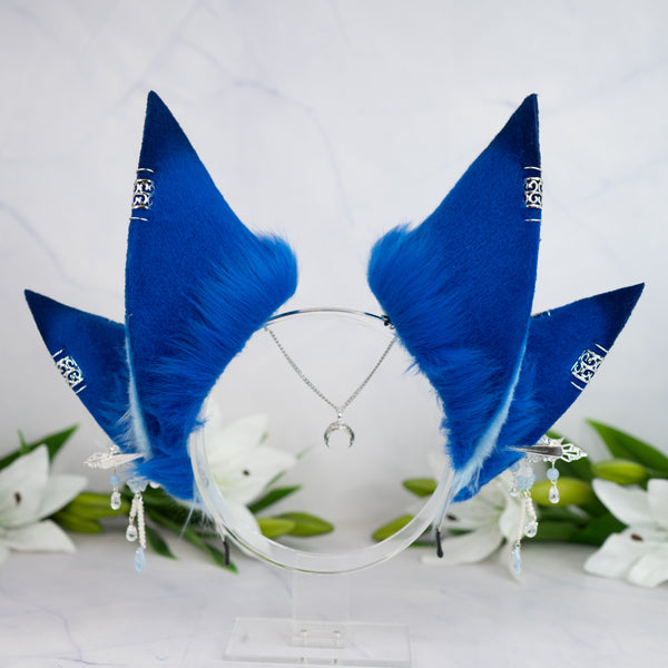 Blue Moon kitsune goddess