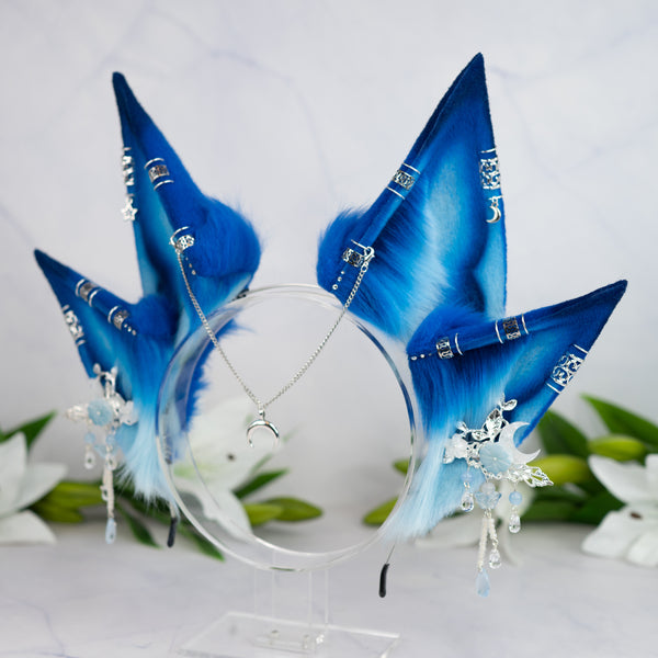 Blue Moon kitsune goddess