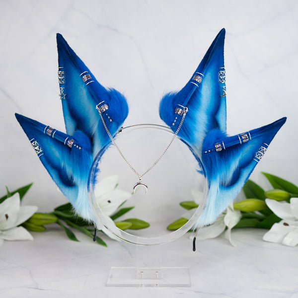 Blue Moon kitsune goddess