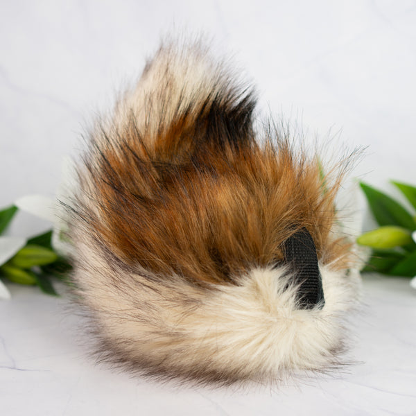 Bunny/Deer tail (reddish brown/beige)