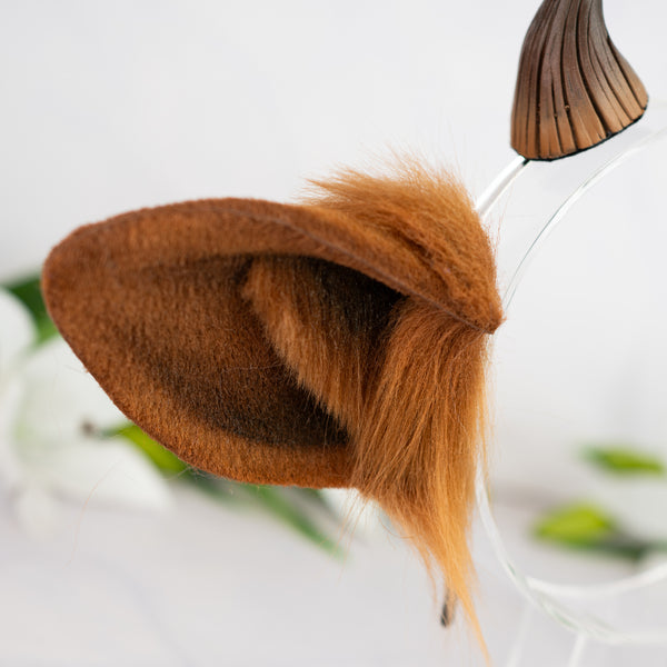 Brown cow ears