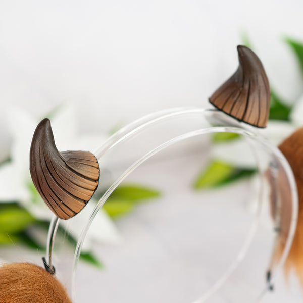 Brown cow ears
