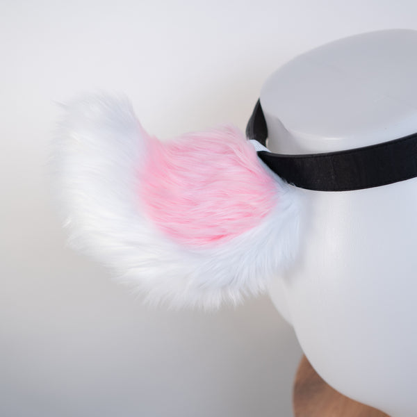 Bunny/Deer tail (pink/white)