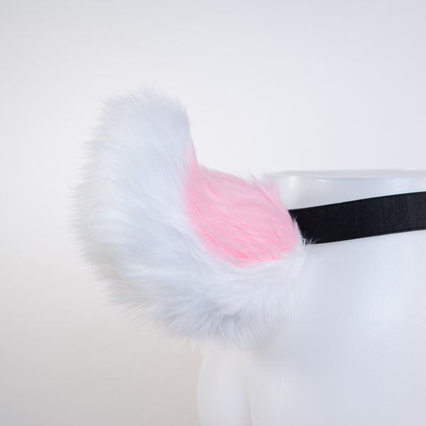 Bunny/Deer tail (pink/white)