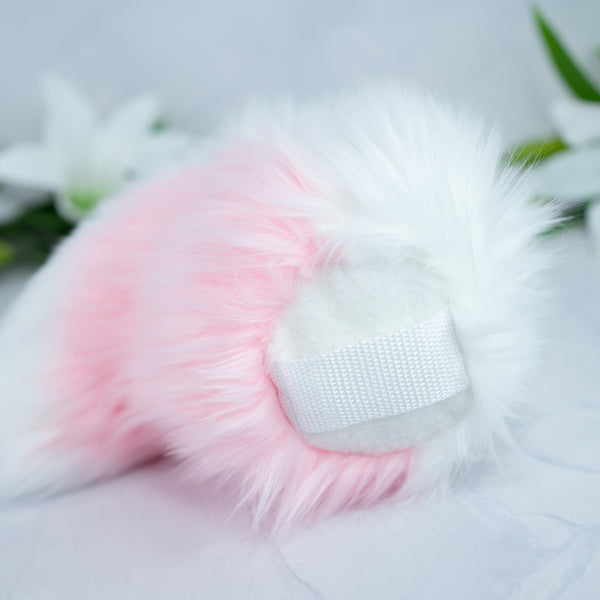 Bunny/Deer tail (pink/white)