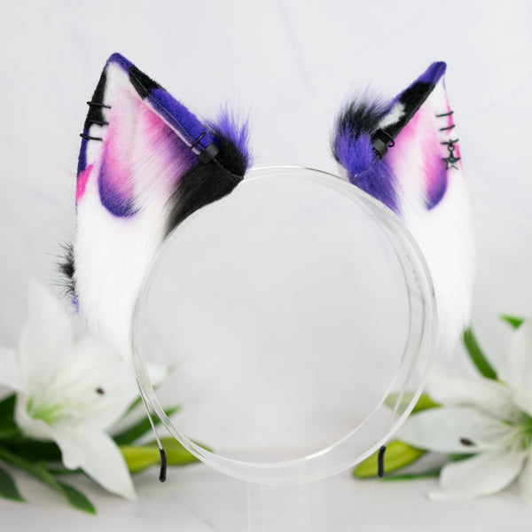 Vivid Calico cat ears