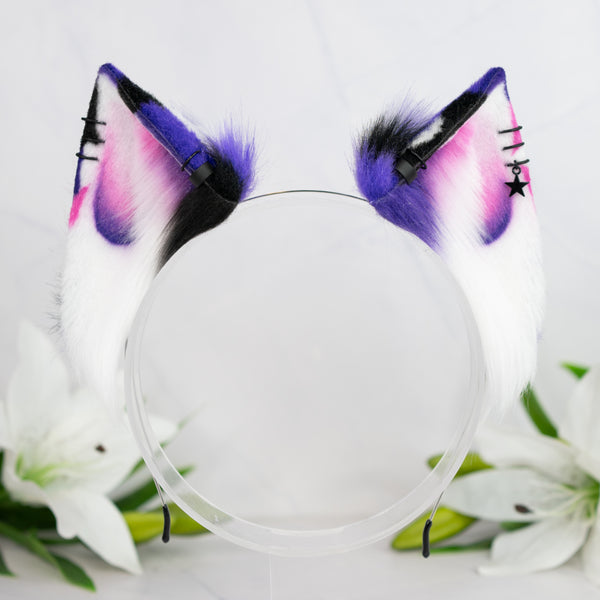 Vivid Calico cat ears