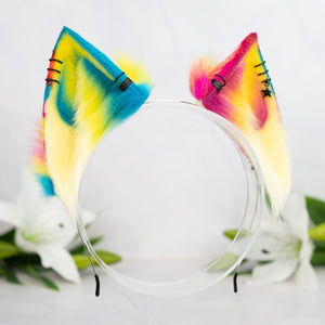 Tropical Calico cat ears