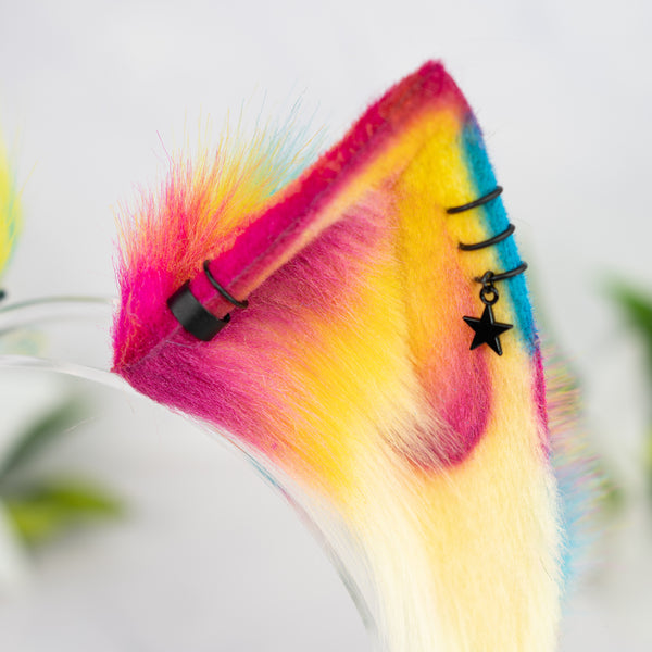 Tropical Calico cat ears