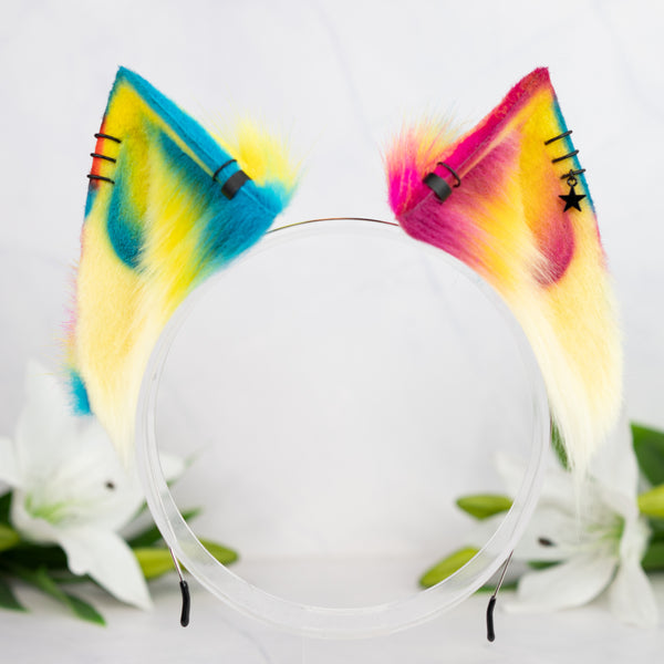 Tropical Calico cat ears