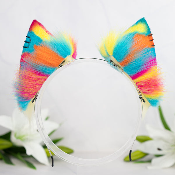 Tropical Calico cat ears