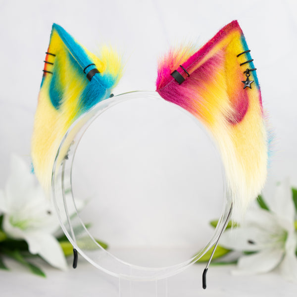 Tropical Calico cat ears