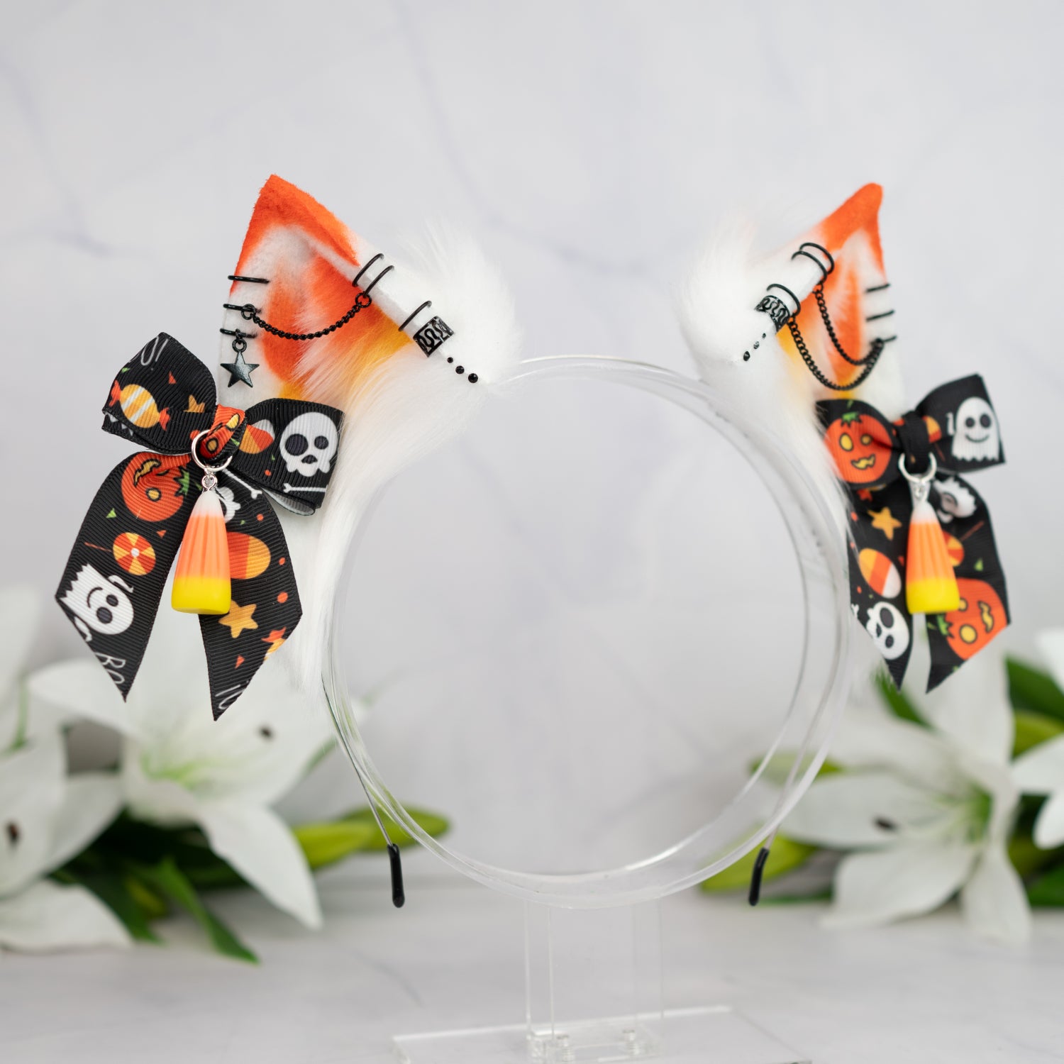 Candy corn cat ears