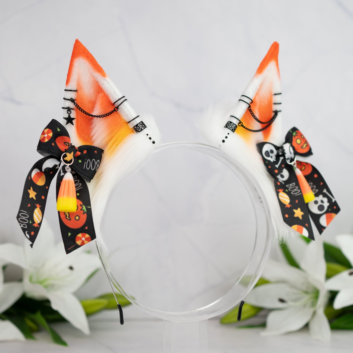 Candy corn fox ears