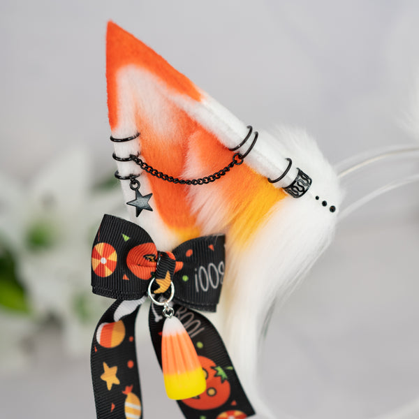 Candy corn fox ears