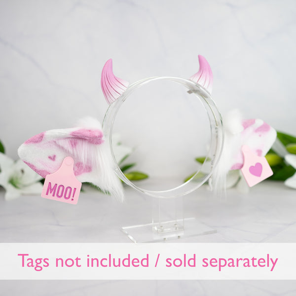 Classic cow ears -Pink (1)