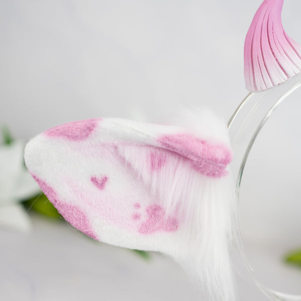 Classic cow ears -Pink (1)