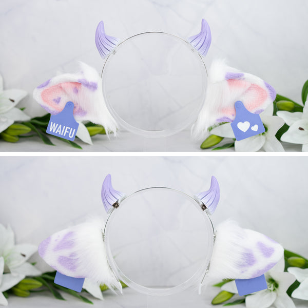 Classic cow ears - Lilac 2