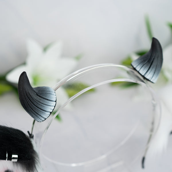 Classic cow ears - Mismatched with Piercings (1)