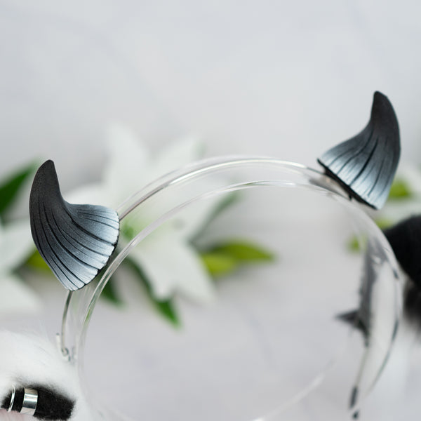 Classic cow ears - Mismatched with Piercings (1)