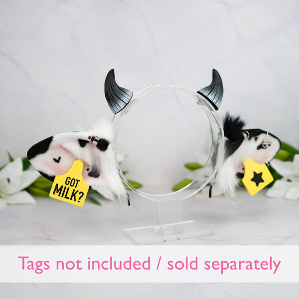 Classic cow ears - Mismatched with Piercings (2)