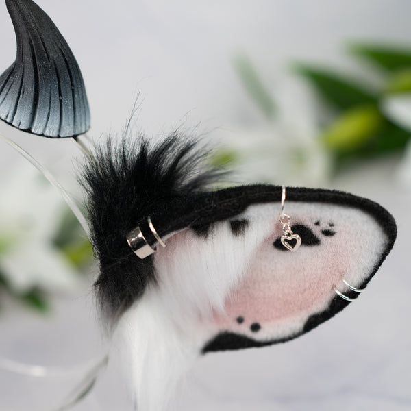 Classic cow ears - Mismatched with Piercings (2)