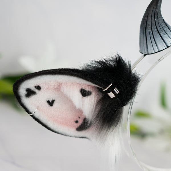 Classic cow ears - Mismatched with Piercings (2)