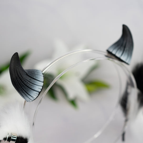 Classic cow ears - Mismatched with Piercings (2)