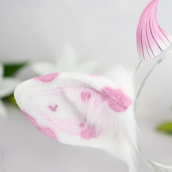 Classic cow ears -Pink (2)