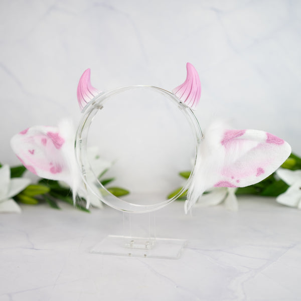 Classic cow ears -Pink (2)